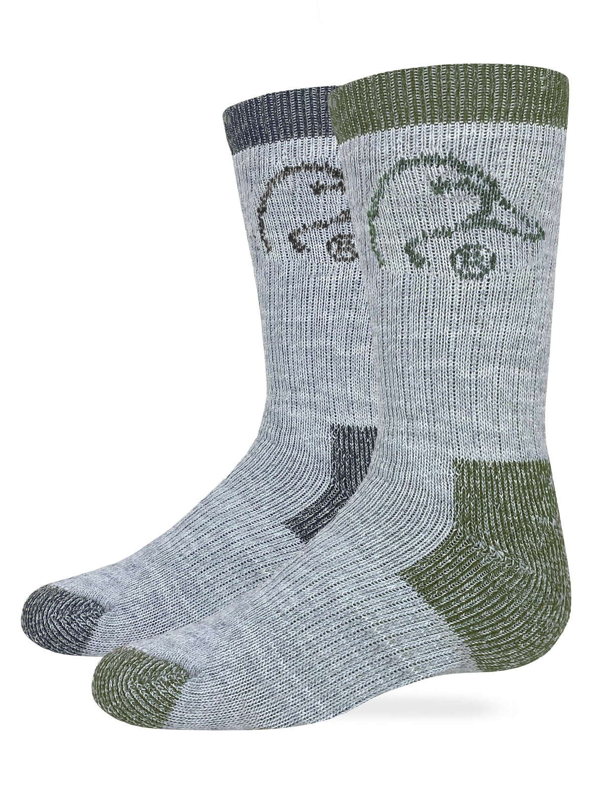 Ducks Unlimited Kids Merino Wool Blend Boot Socks 2 Pack