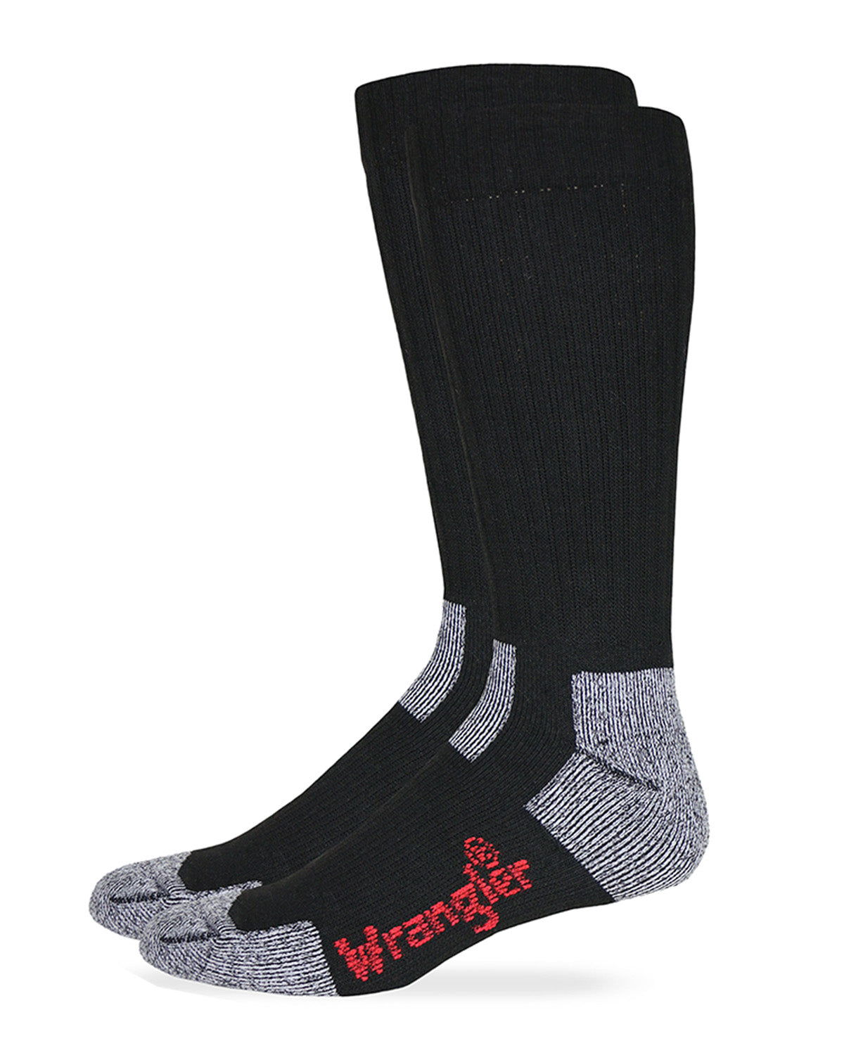 Wrangler Men's Steel Toe Boot Ultra-Dri® Work Boot Socks 2 Pack