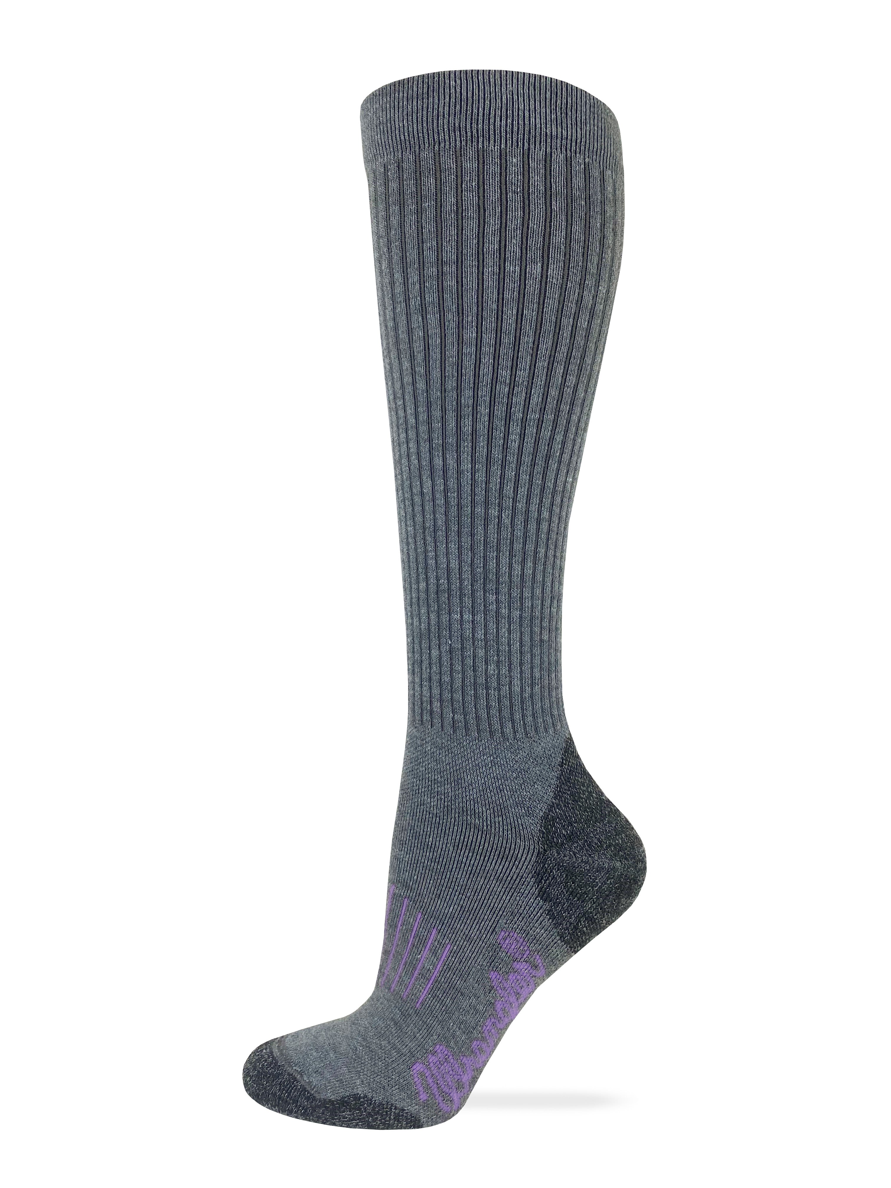 Wrangler Peak Light Compression Crew Socks For Men, Size 13-15, Gray...