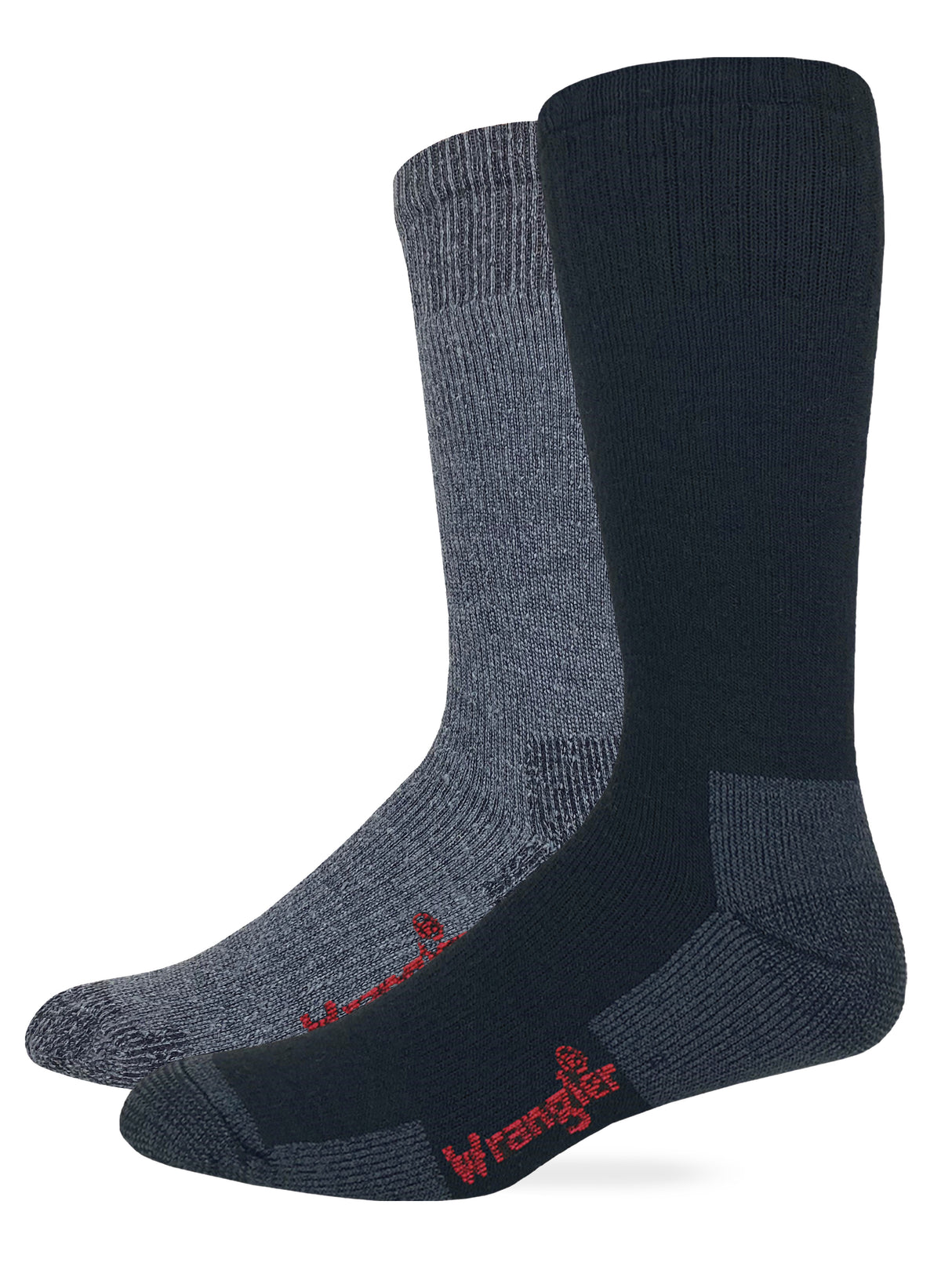 Wrangler Merino Wool Blend Work Socks 2 Pack