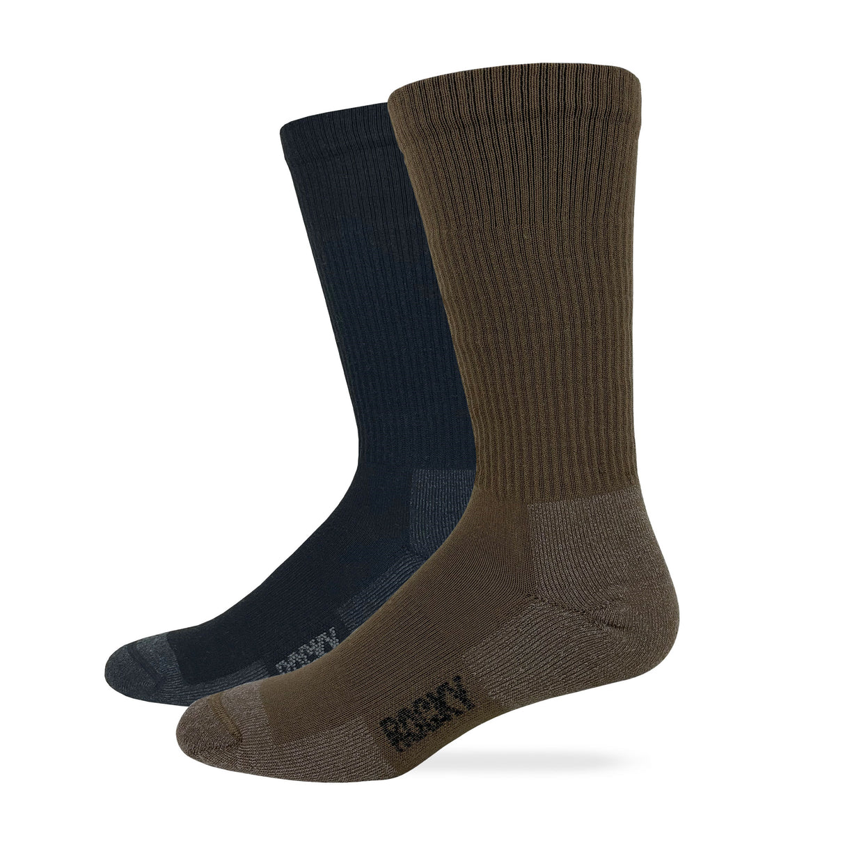 Rocky Mens Merino Wool Year Round Military Crew Boot Socks 1 Pair