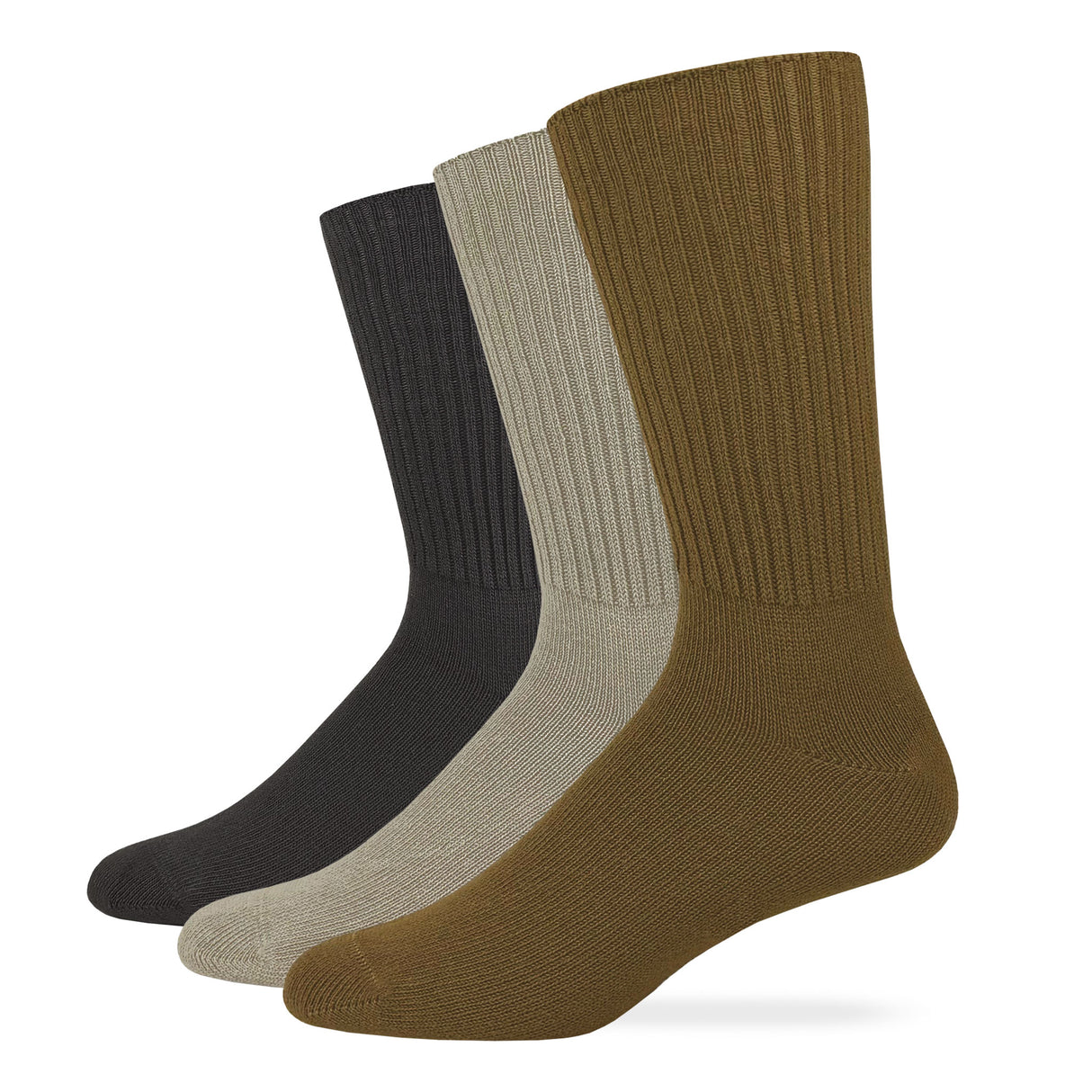 Carolina Ultimate Mens Casual Rib Crew Socks 1 Pair