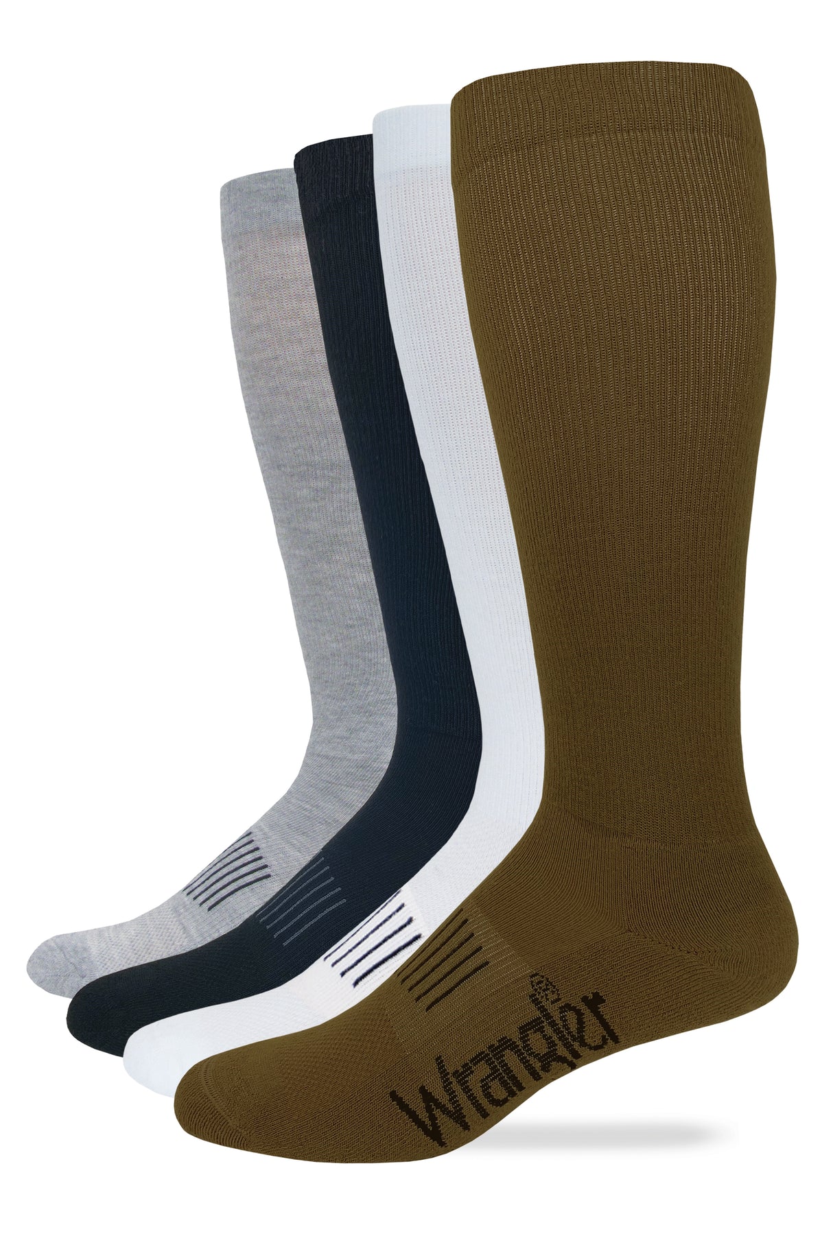 Wrangler Men's Seamless Toe Western Boot Socks 1 Pair