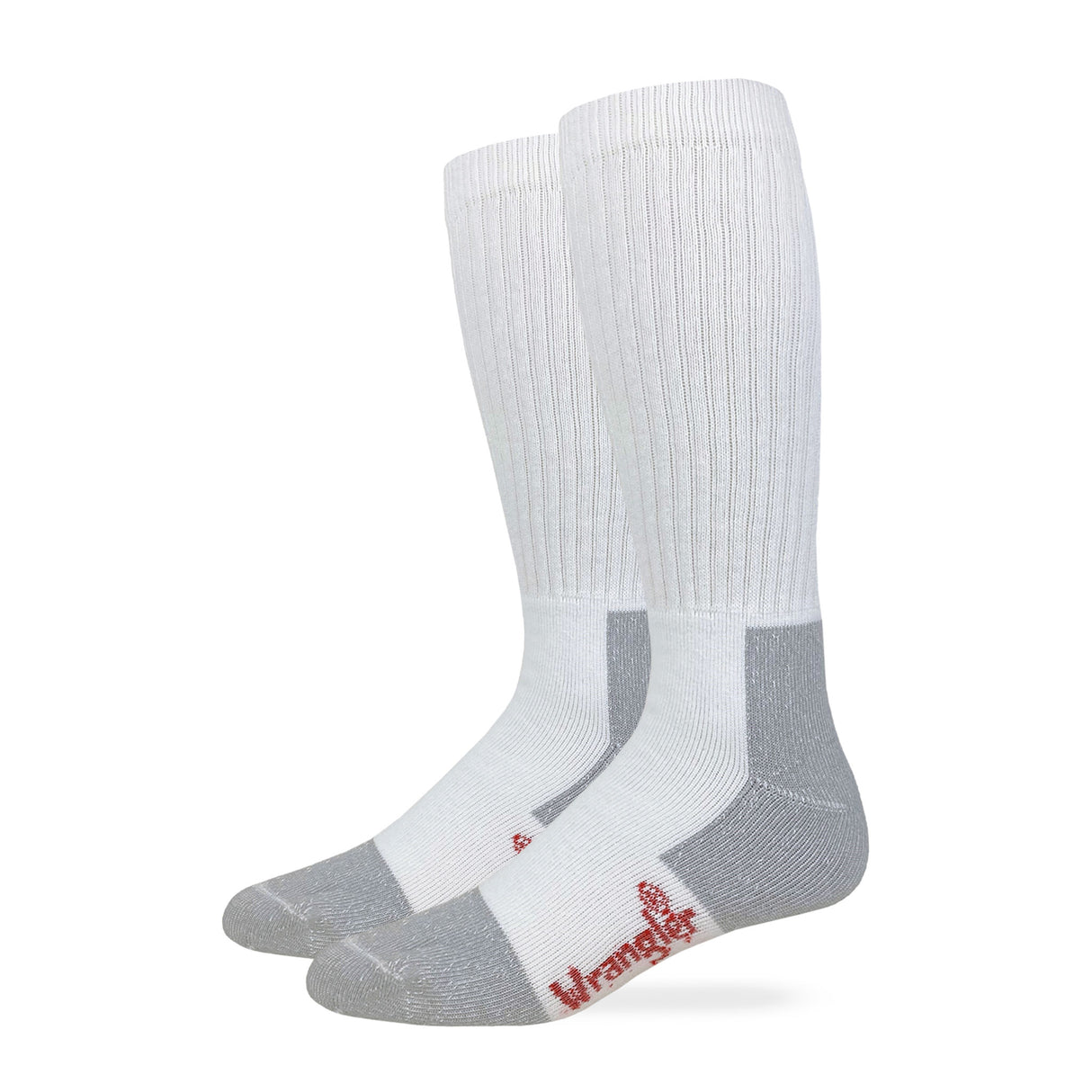 Wrangler Riggs Men's Cotton Over the Calf Work Boots Socks 2 Pack