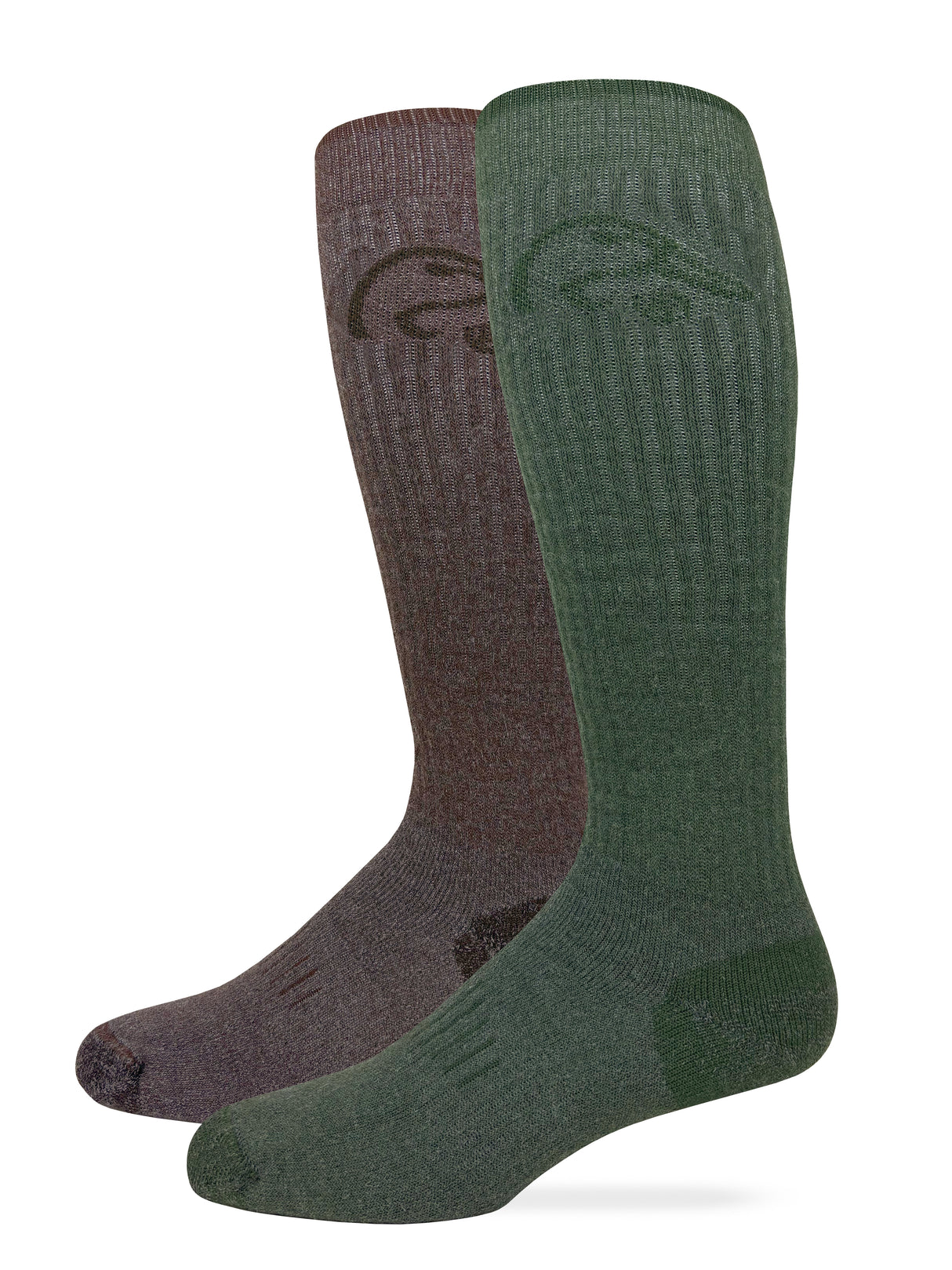 Ducks Unlimited Full Cushion Merino Wool Blend Tall Boot Socks 2 Pack