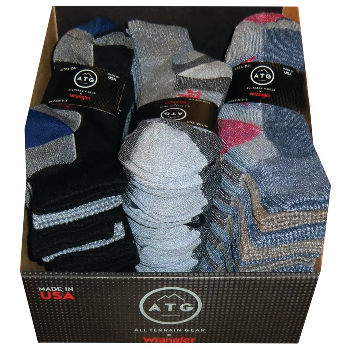 DISPLAY Wrangler ATG Performance Wear Quarter - 24 Packs