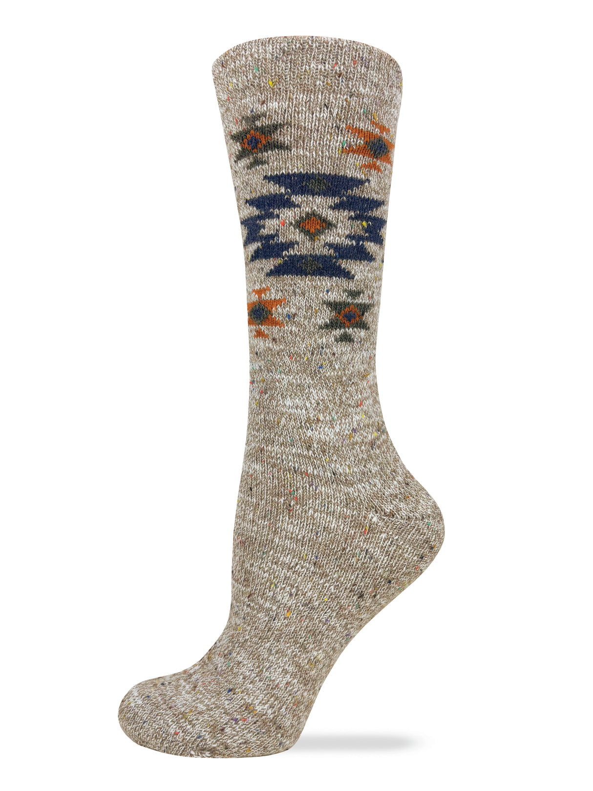 Wise Blend Aztec Starburst Crew Socks 1 Pair