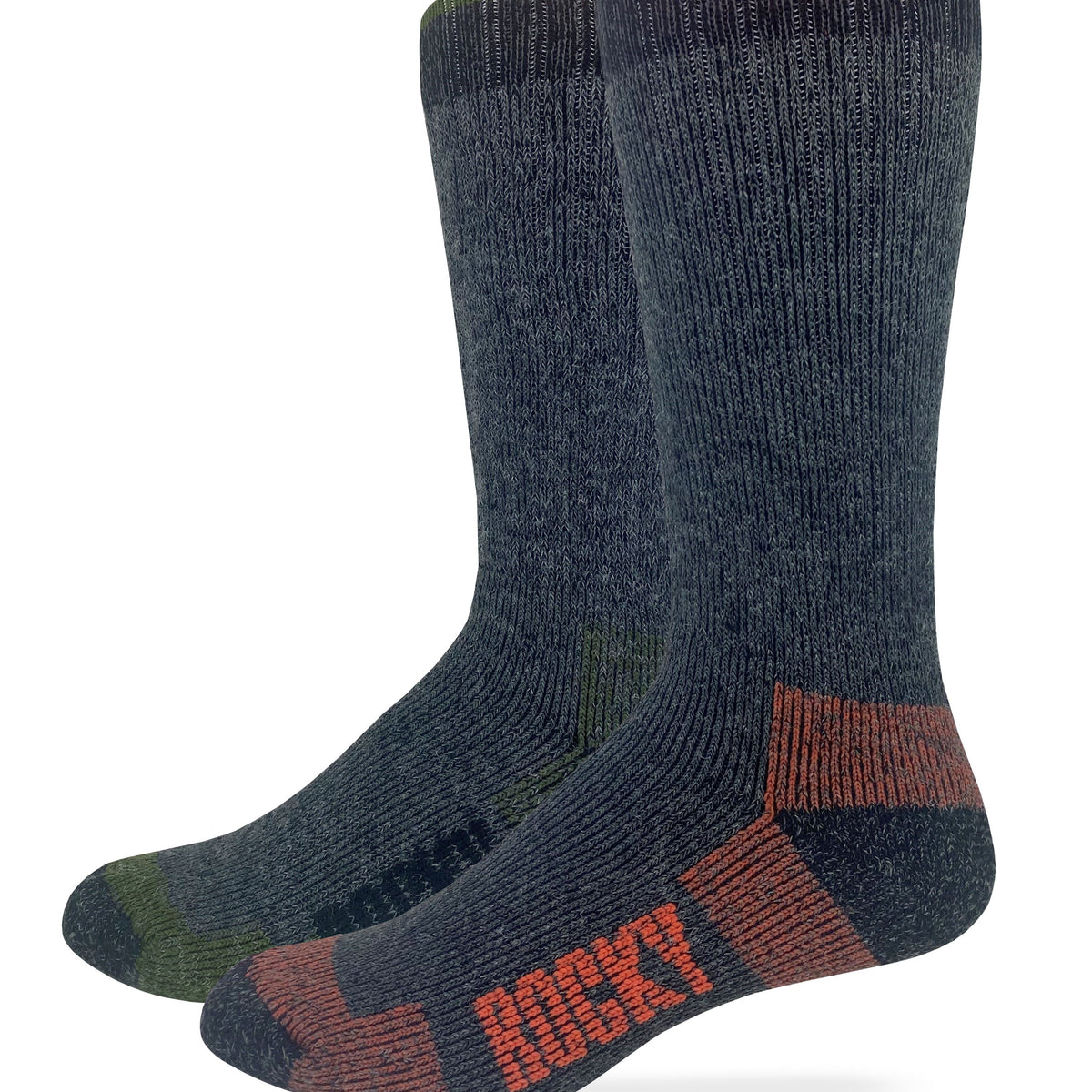 3 Pair Huntworth Merino Wool Blend Hunting Socks Camo Green Large 9-13 Sporting