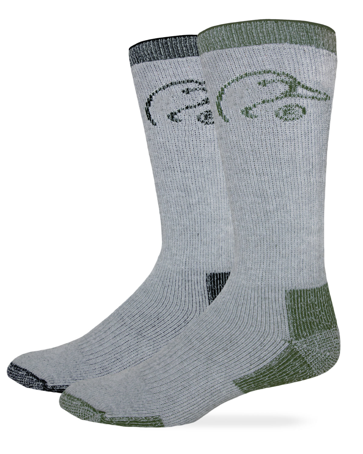 Ducks Unlimited Men's Full Cushion Merino Wool Blend Boot Socks 2 Pack