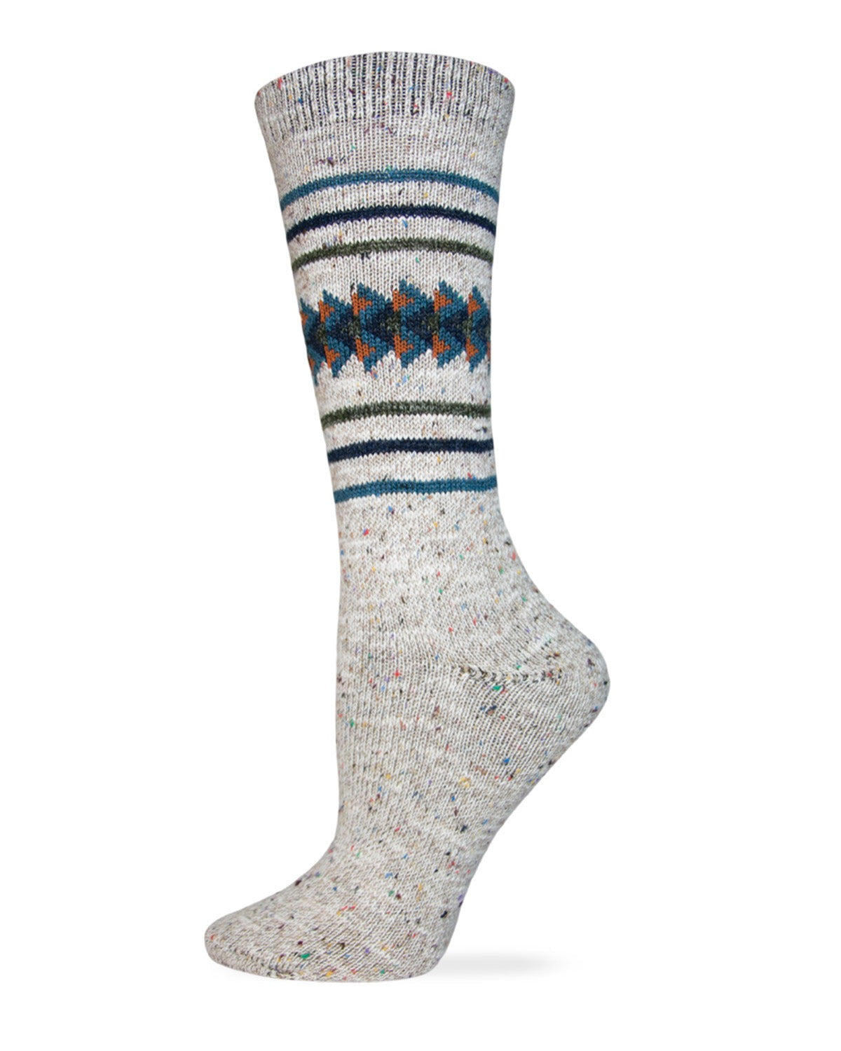 Wise Blend Ladies Aztec Pattern Crew Boot Socks 1 Pair