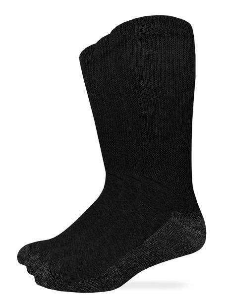 Carolina Ultimate Non-Binding Cotton Work Casual Crew Socks 3 Pack