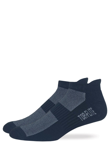 Top Flite Men's Heel Tab Low Cut Sport Socks 2 Pack