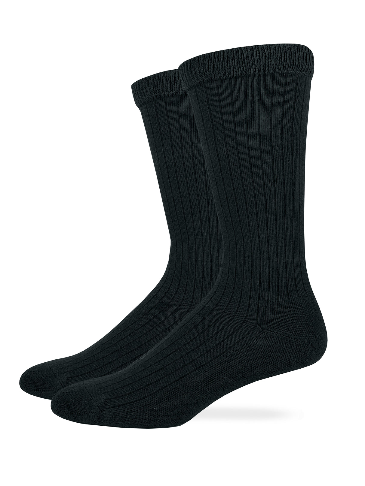 Carolina Ultimate Men's Dress Rib Cotton Comfort Top Socks 2 Pack