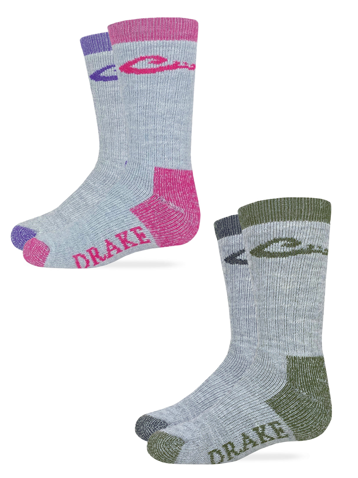 Drake Youth Merino Wool Blend Boot Socks 2 Pack