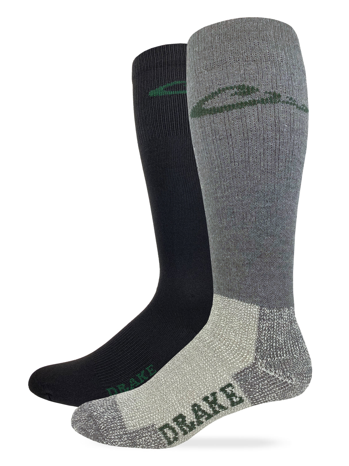 Drake Men's Heavyweight Merino Wool Sock and Liner 2 Pack