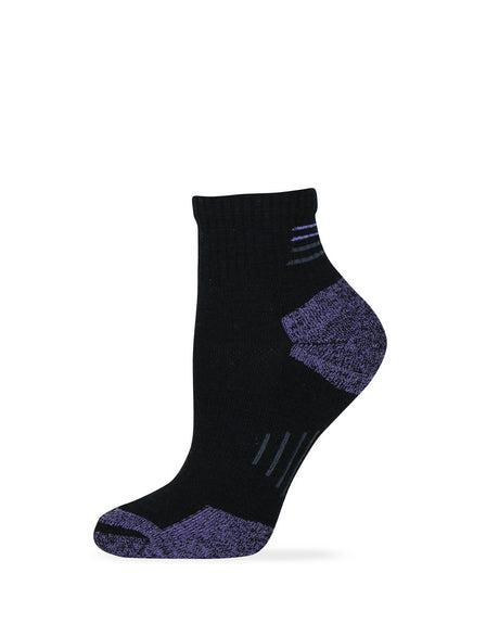 Wise Blend Ladies Merino Wool Blend Hiker Quarter Sock 1 Pair