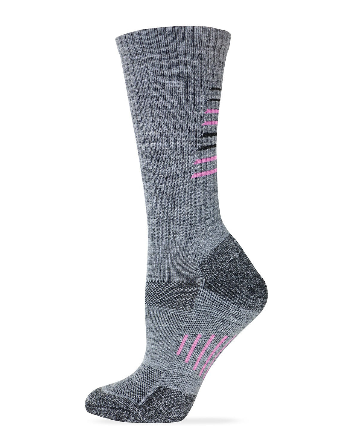 Wise Blend Ladies Merino Wool Blend Hiker Crew Socks 1 Pair