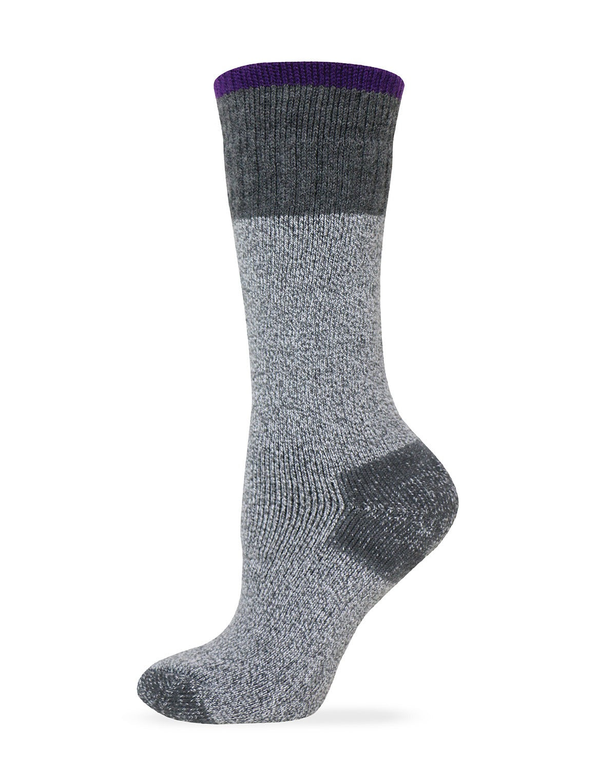 Wise Blend Ladies Merino Wool Blend Marl Full Cushion Boot Socks 1 Pair