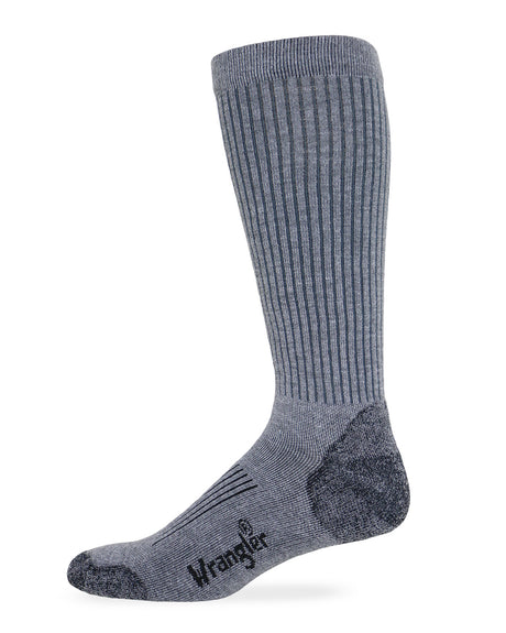 Wrangler Mens Ultra Dri® Compression Over the Calf Boot Socks 1 Pair