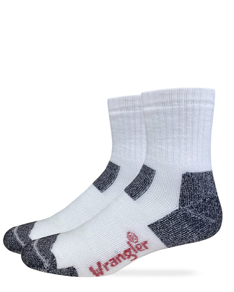 Wrangler Riggs Workwear Mens Ultra-Dri® Seamless Toe Quarter Socks 2 Pack