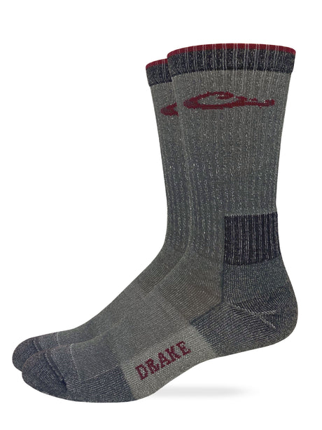 Drake Men's Merino Wool Casual Crew Socks 1 Pair