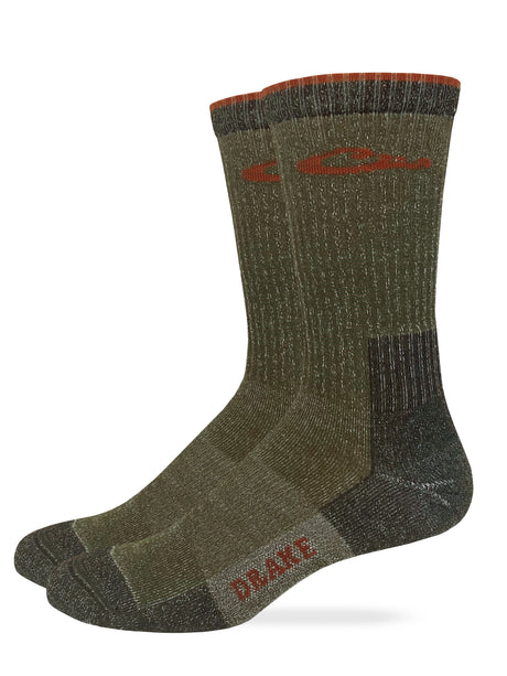 Drake Men's Merino Wool Casual Crew Socks 1 Pair