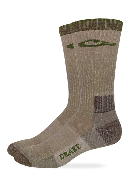 Drake Men's Merino Wool Casual Crew Socks 1 Pair