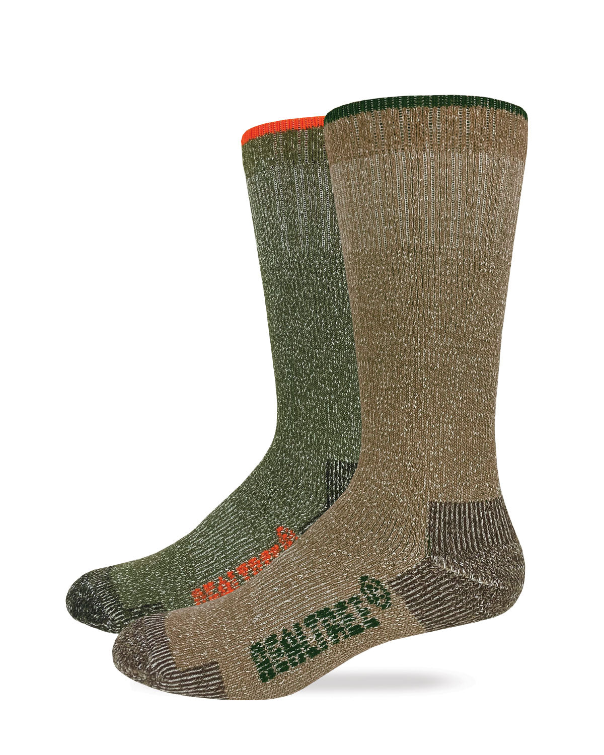 Realtree Men's Heavyweight Merino Wool Blend Full Cushion Socks 2 Pack