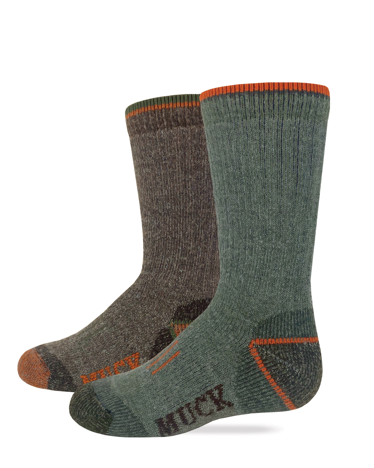 Muck Boot Youth Boys Merino Wool Blend Boot Socks 2 Pack