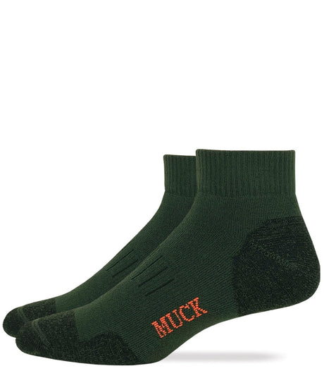 Muck Boot Mens Ultra-Dri® Full Cushion Quarter Socks 2 Pack