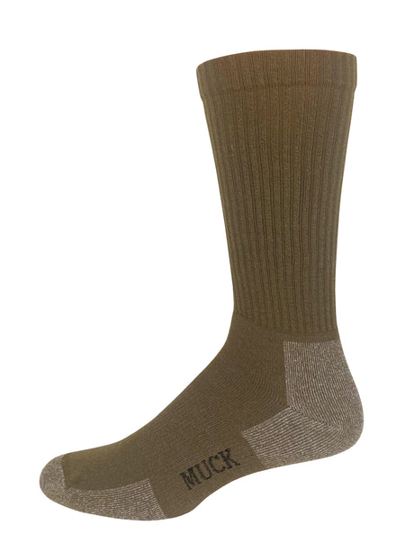 Muck Boot Men's 65% Merino Wool Lightweight Crew Socks 1 Pair