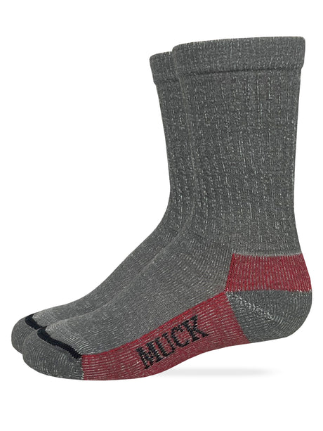 Muck Boot Youth Year Round Merino Wool Boot Socks 2 Pack