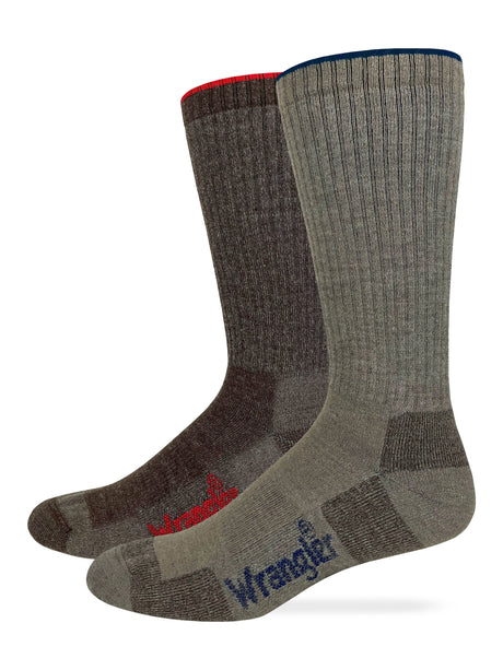 Wrangler Merino Wool Blend Casual Sock 2 Pack