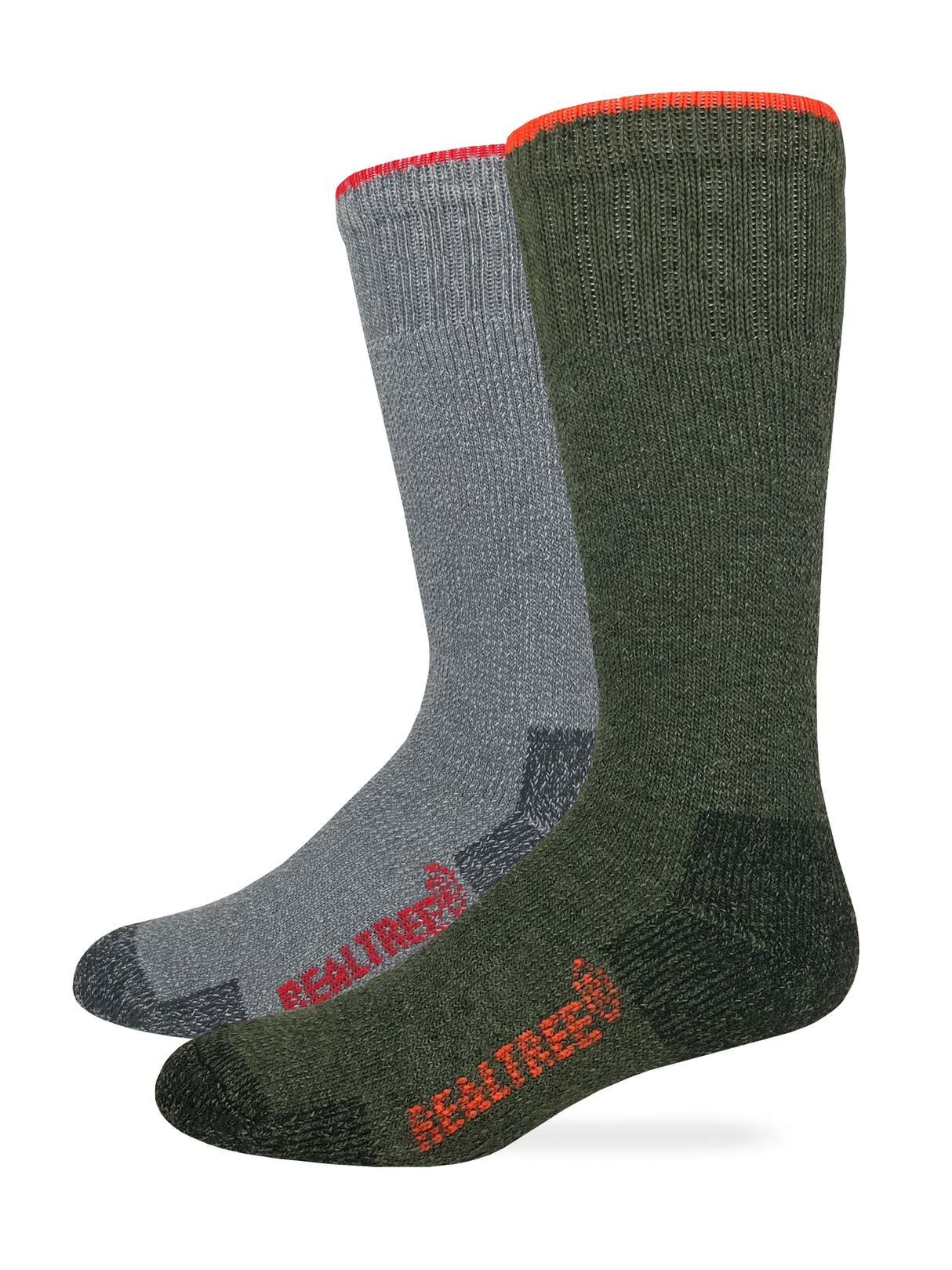 Realtree Men's Heavyweight Merino Wool Blend Boot Socks 2 Pack