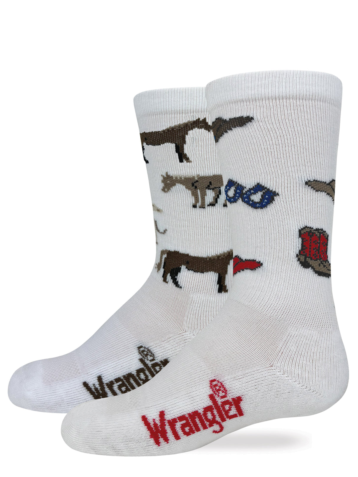 Wrangler Kids Western Boot Sock 2 Pack