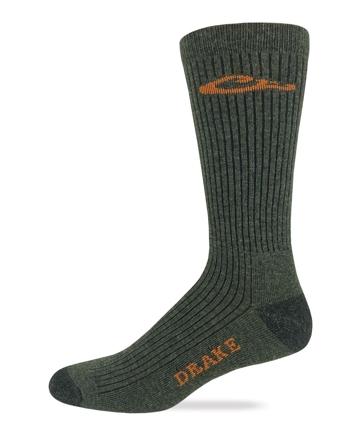 Drake Men's Seamless Toe Merino Wool Blend Crew Socks 1 Pair