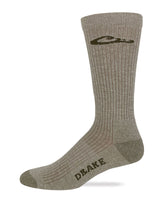 Drake Men's Seamless Toe Merino Wool Blend Crew Socks 1 Pair