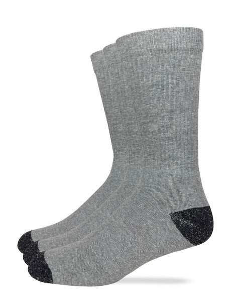 Carolina Ultimate Men's Cotton Crew Socks 3 Pack