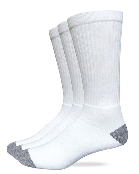 Carolina Ultimate Men's Cotton Crew Socks 3 Pack