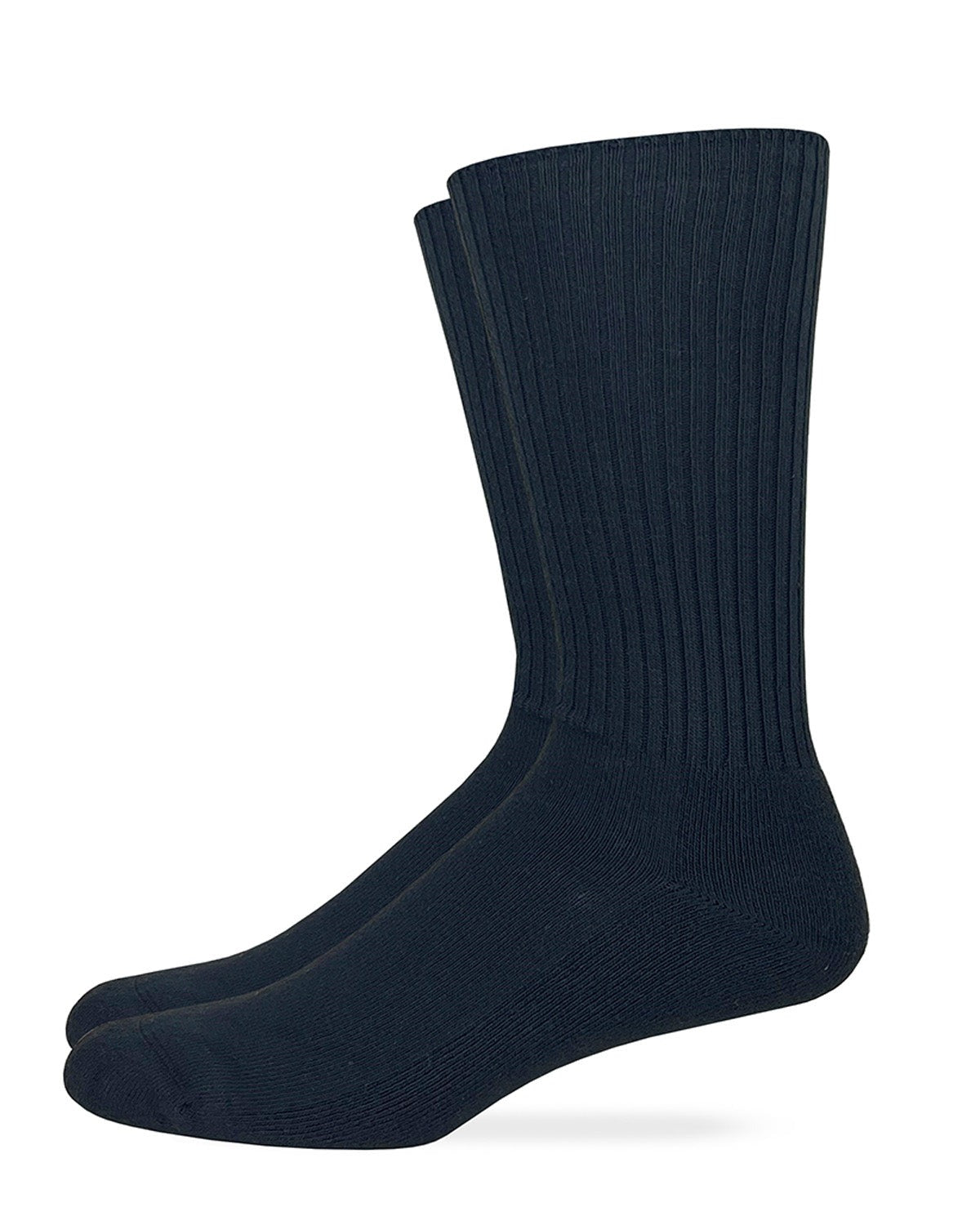 Carolina Ultimate Non-Binding Seamless Toe Cotton Crew Socks 2 Pack