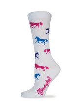 Wrangler Ladies Horse Pattern Crew Socks 1 Pair