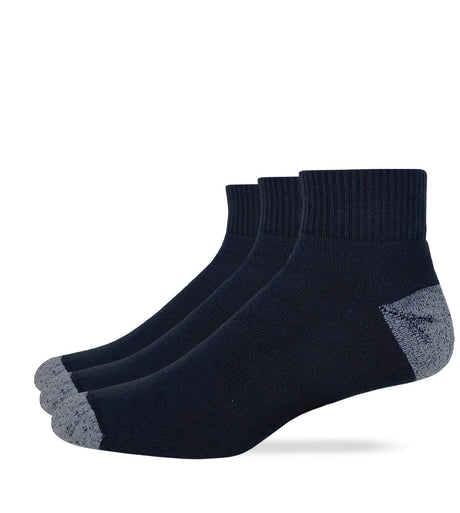 Carolina Ultimate Men's Cotton Quarter Socks 3 Pack