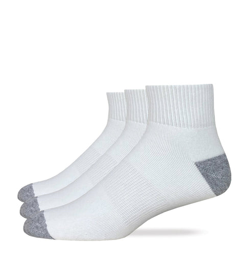 Carolina Ultimate Men's Cotton Quarter Socks 3 Pack