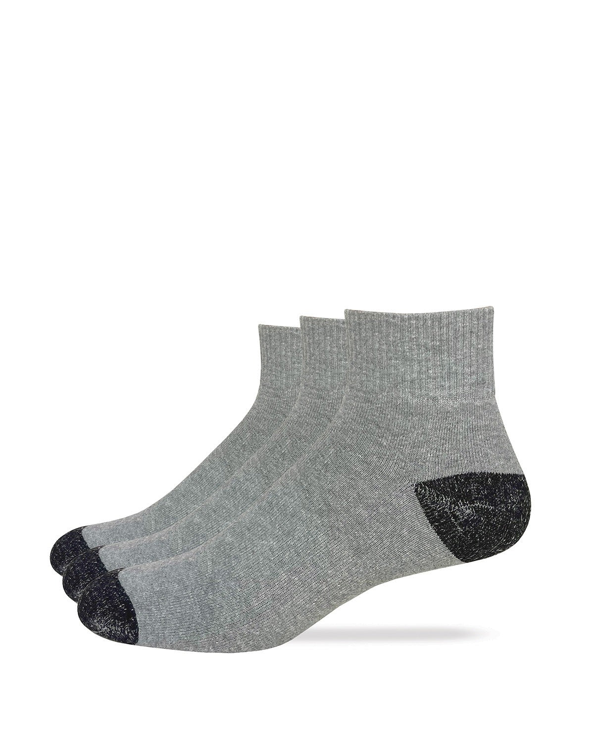 Carolina Ultimate Men's Cotton Quarter Socks 3 Pack