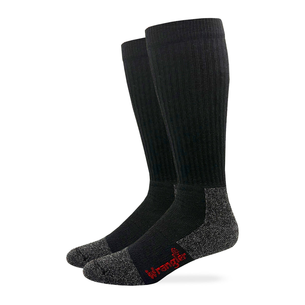 Wrangler Riggs Men's Cotton Over the Calf Work Boots Socks 2 Pack