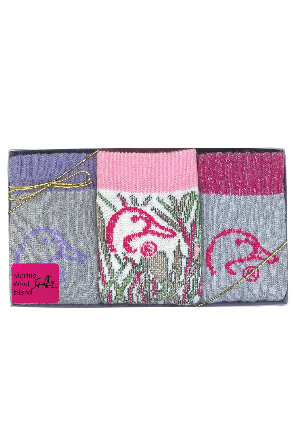 Ducks Unlimited Ladies Merino Wool Blend 3 Pack Gift Box