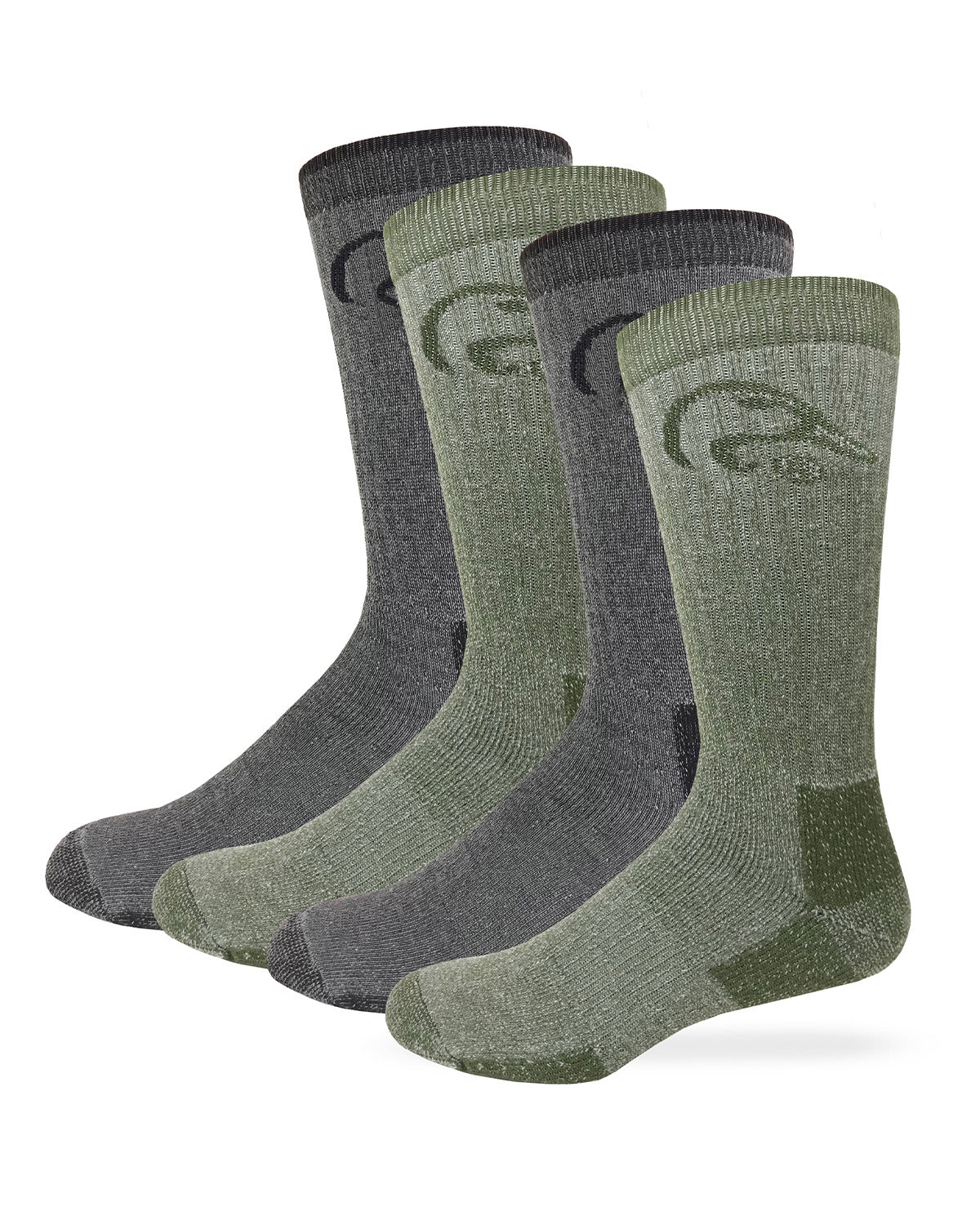 Ducks Unlimited Merino Wool Blend Boot Socks 4 Pack