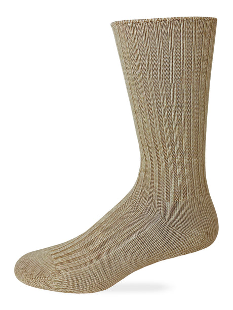 Georgia Boot Men's Merino Wool Rib Crew Socks 1 Pair