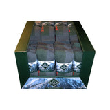 Muck Boot Mens Heavyweight Merino Wool Blend Boot Socks Display - 24 Packs