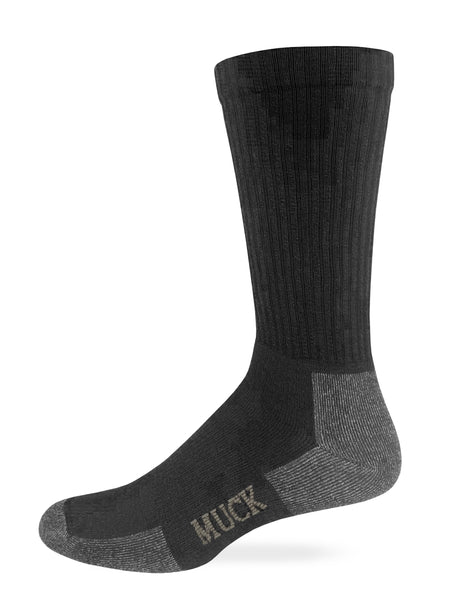 Muck Boot Men's 65% Merino Wool Lightweight Crew Socks 1 Pair